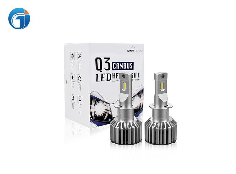 JG Q3mini car Lamp 72W Super Bright 6000K Automotive Auto Light Bulbs Kit H4 Headlamp Canbus Car Led Headlight