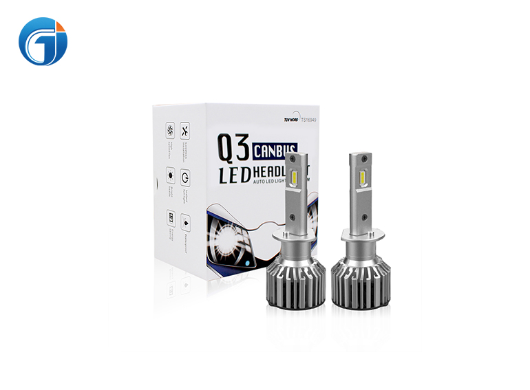 JG Q3Mini size H4 LED Headlight Car Bulbs 72W 12000Lm Q3mini bulb H11 H7 H8 H9 9005 9006 for auto Lighting System