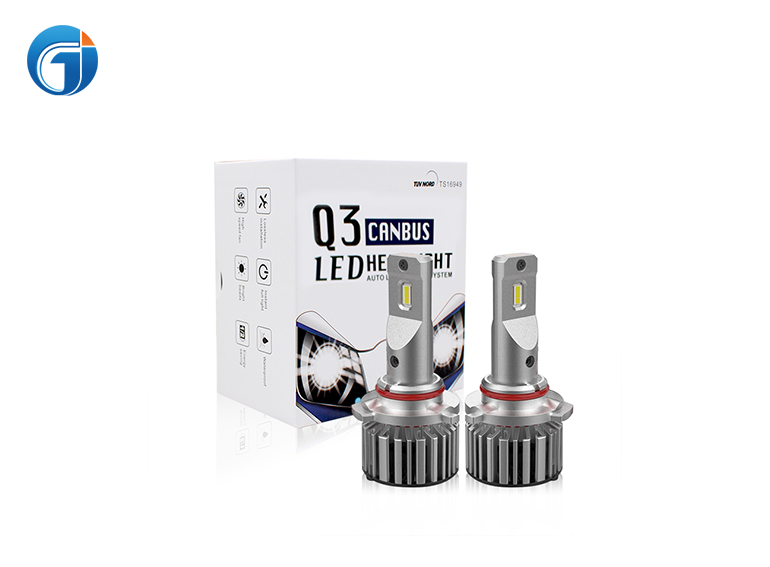 JG Q3Mini High Power H1 LED Headlight Bulbs 8000LM 12V 24V H13 9005 9006 H11 Auto H7 H4 Car Led Headlight