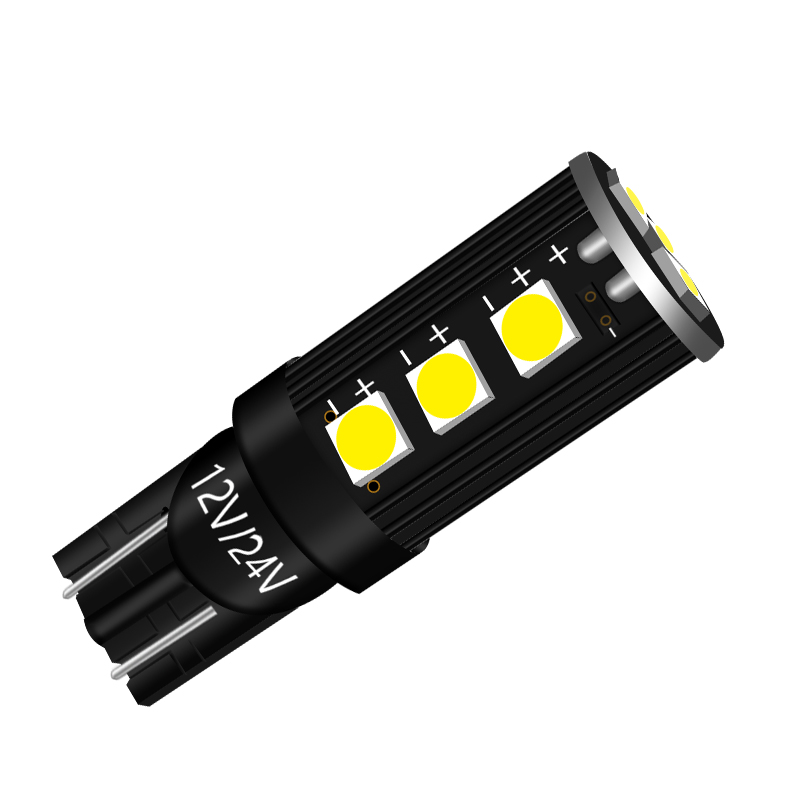 JG T10 Socket W5W 194 168 3030 Chip 15SMD White Car Led Interior Lights DC 12V Auto licence plate lamp Dome Bulbs Reading Light