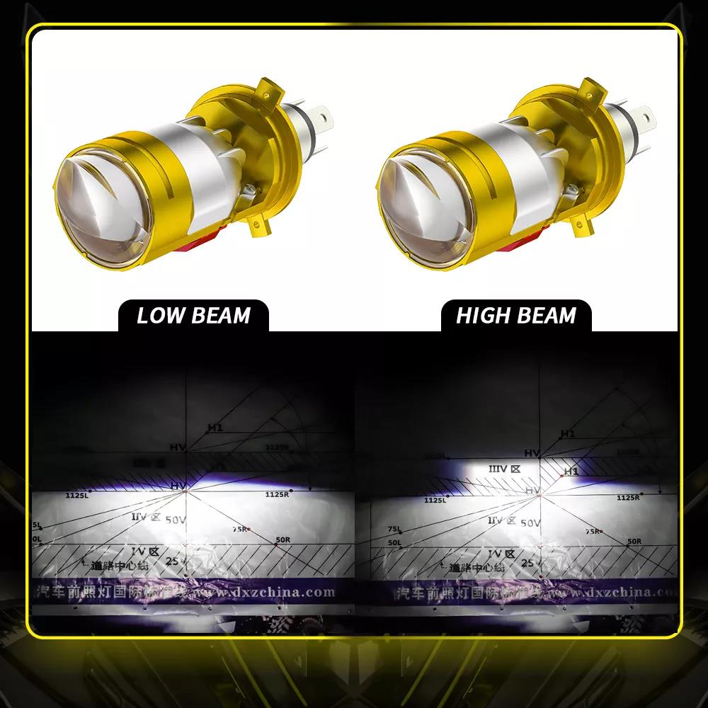 JG G21 YB Super Bright 45W 90W 12000LM Led Headlight Canbus Projector H4 Mini Bi Led Projector Len Auto Hi Low Beam Car LED Headlight Bulb